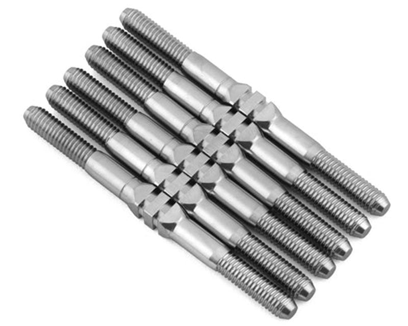 Whitz Racing Products WRP-AEB84-HM 1:10 HyperMax 3.5mm Natural Ti Turnbuckle Kit