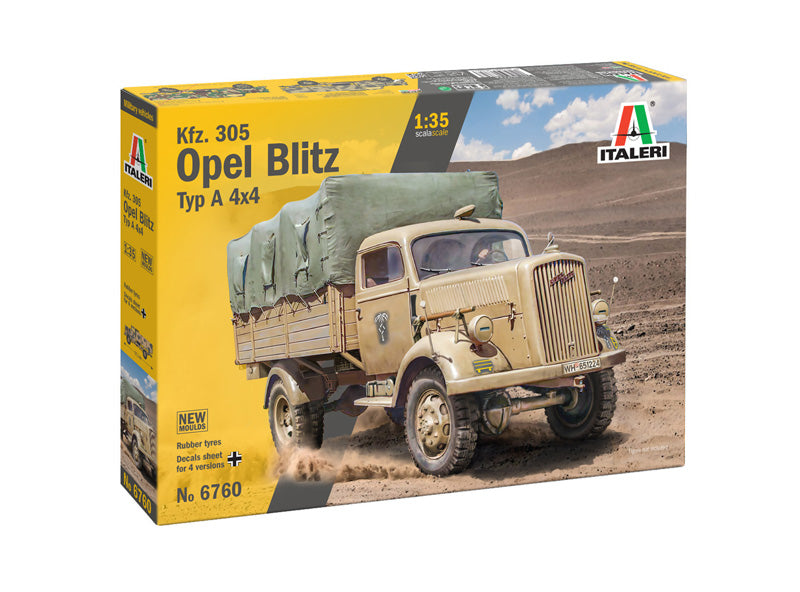 Italeri 6760 1:35 Kfz.305 Opel Blitz Typ A 4x4 Truck Plastic Model Kit