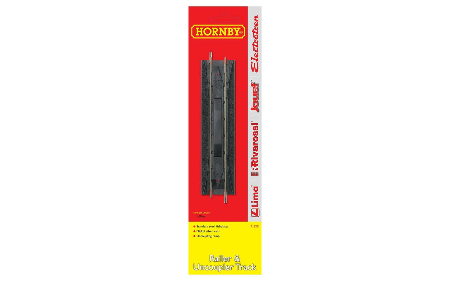 Hornby R620 OO 168mm Railer and Uncoupler Track