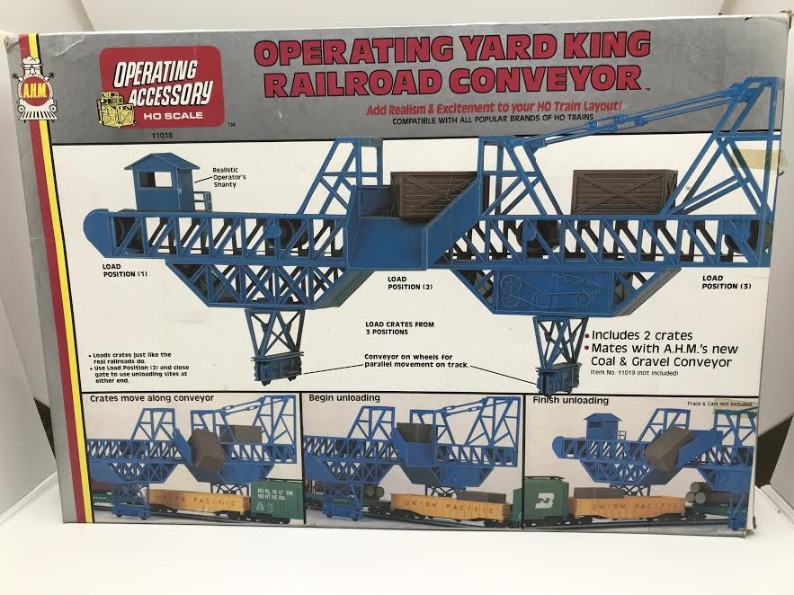 AHM 11018 HO Operating Yard King Railroad Conveyor Kit
