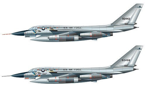 Italeri 1142 1:72 B-58 Hustler Bomber Aircraft Model Kit