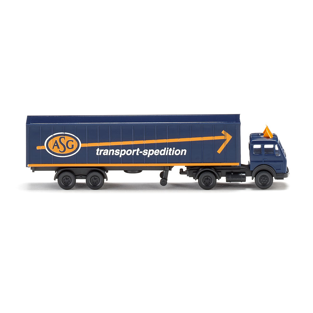 Wiking 095003 N ASG Mercedes-Benz Container Tractor Trailer