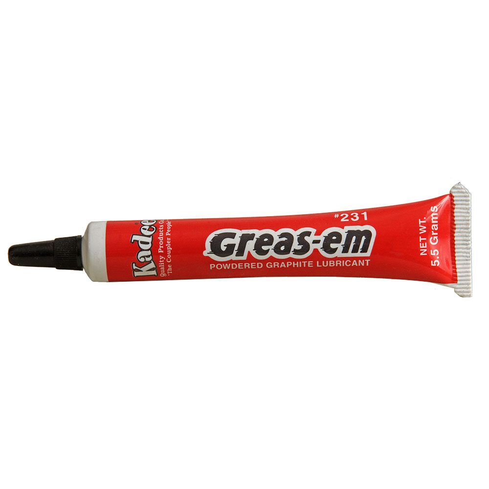 Kadee 231 Greas-Em Dry Graphite Lubricant 5.5 Gram Tube