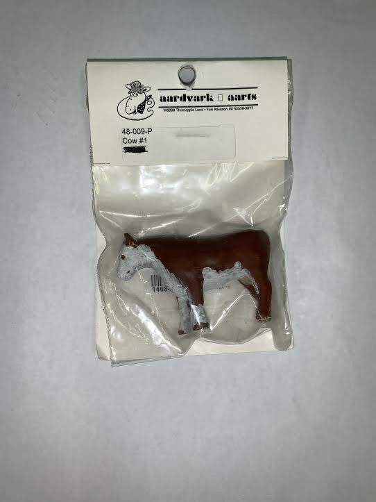Aardvark Aarts 48-009-P O Cow Figure #1