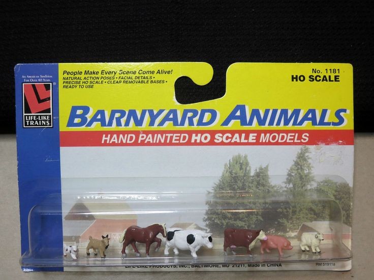 Life Like 1181 HO Barnyard Animals