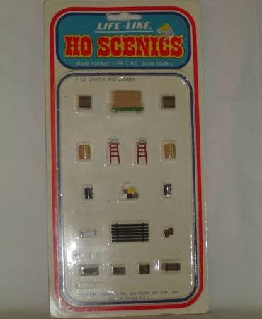Life Like 01125 HO Scale Crates And Lumber Hand Painted