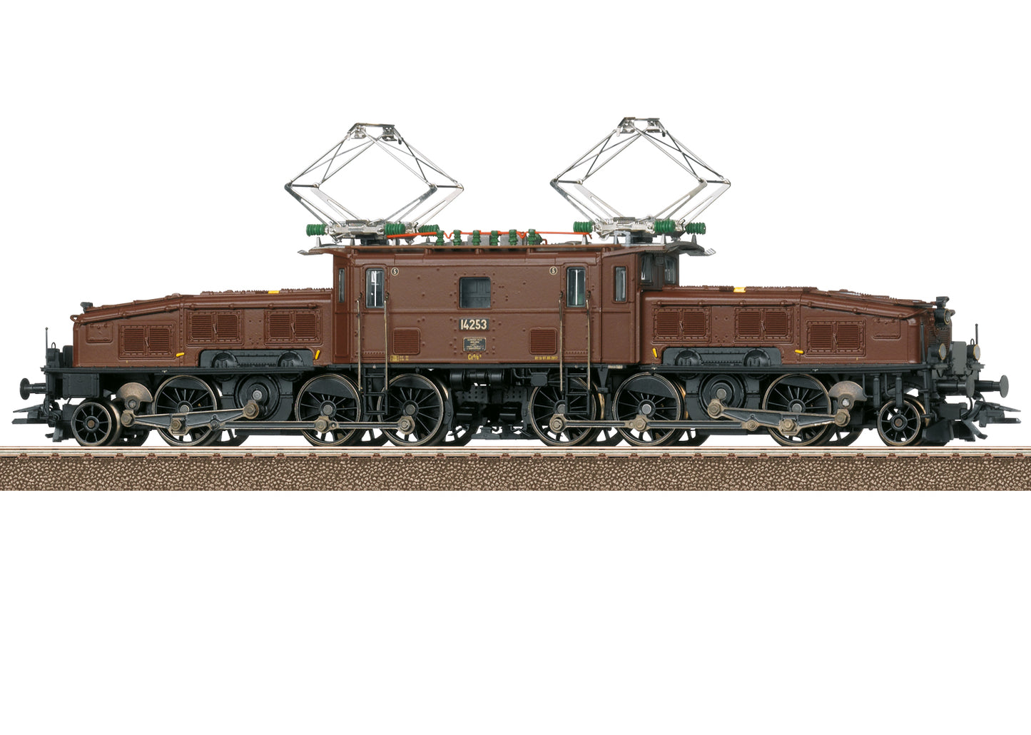 Trix 25595 HO SBB Ce6/8 II Crocodile Electric Locomotive with DCC/Sound #14253