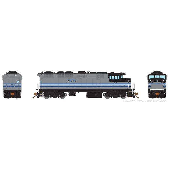 Rapido Trains 019022 HO Amtrak F59PH Diesel Locomotive Standard DC #526