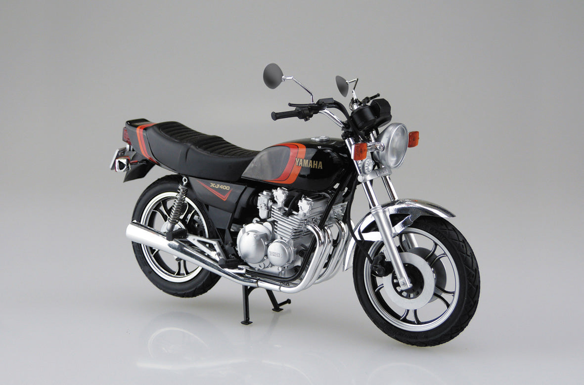 Aoshima Models 063675 1:12 1980 Yamaha 4G0 XJ400 Motorcycle Plastic Model Kit
