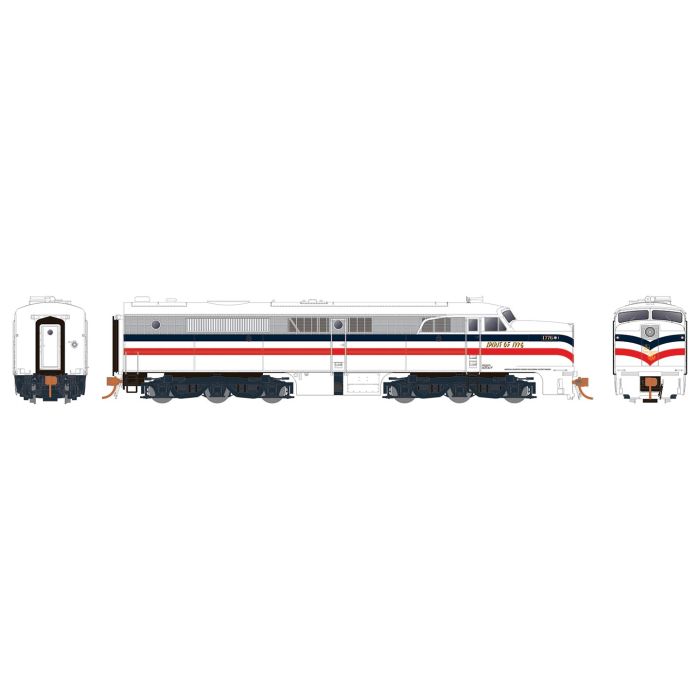 Rapido Trains 023539 HO American Freedom Train PA-1 Diesel Locomotive DCC #1776