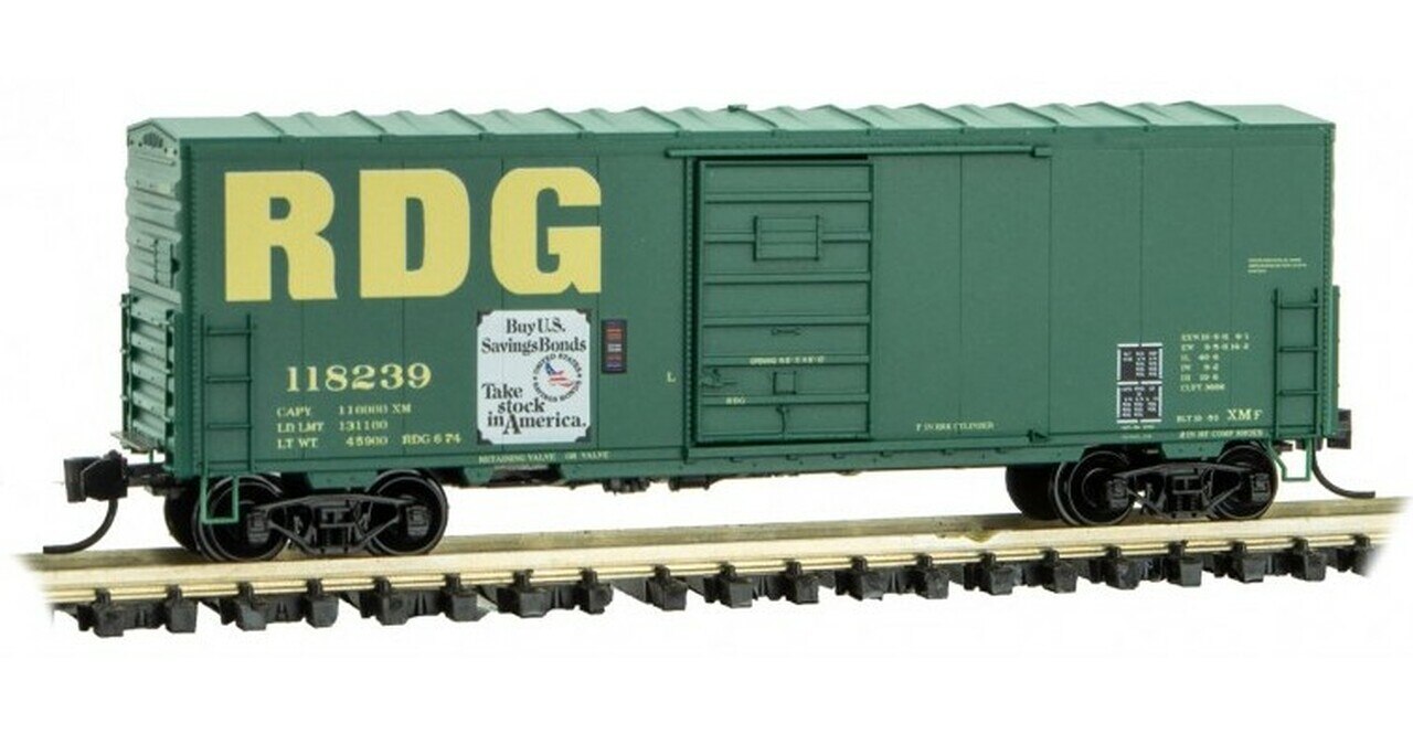 Micro-Trains 02400420 N Reading 40' Single Door Boxcar w/o Roofwalk #118239