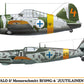 Hasegawa 02439 1:72 B-239 Buffalo & Messerschmitt Bf109G-6 Plastic Model Kit