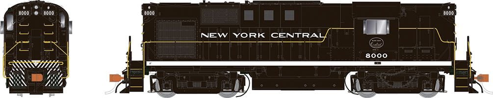 Rapido Trains 031075 HO NYC RS-11 Diesel Locomotive Standard DC #8008