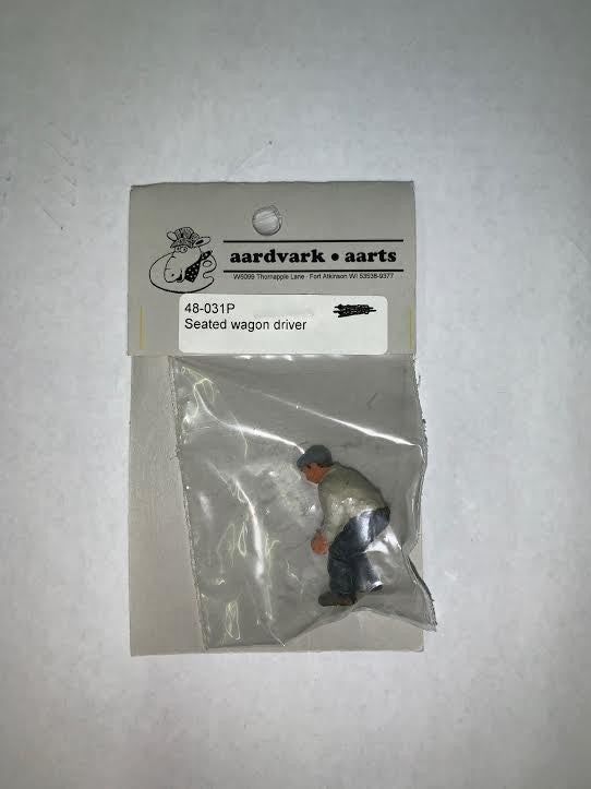 Aardvark Aarts 48-031P O Seated Wagon Driver Figure