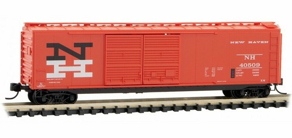 Micro-Trains 03400460 N New Haven 50' Standard Double Door Boxcar #40509