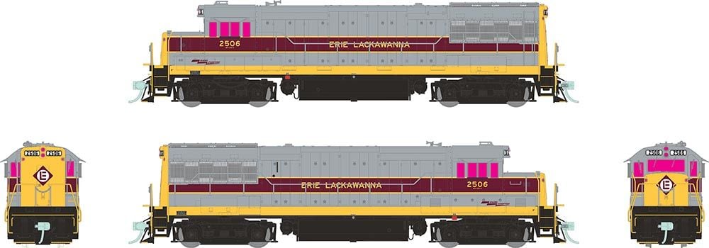 Rapido Trains 035512 HO Erie Lackawanna U25B Diesel Locomotive DCC/Sound #2511