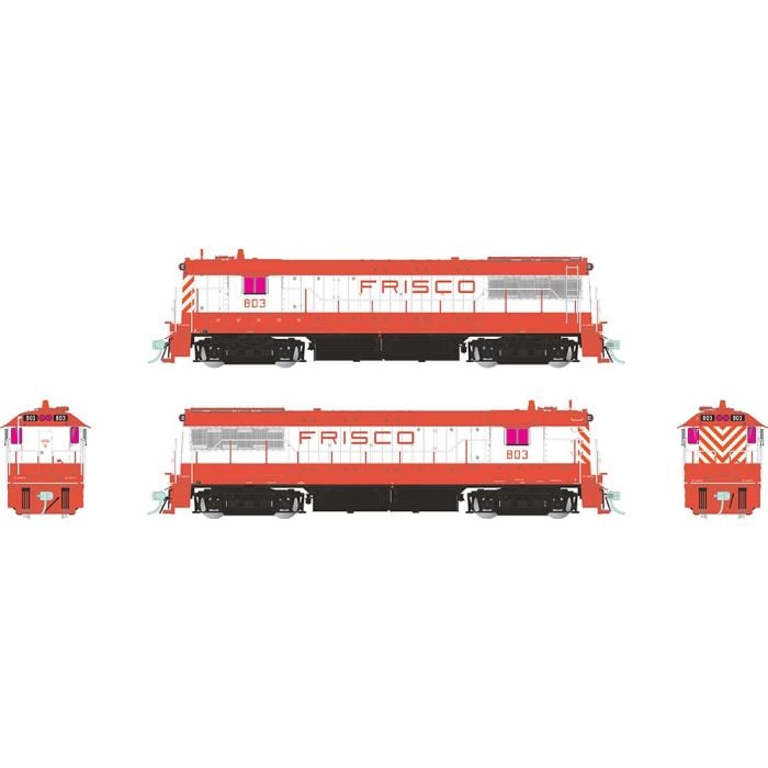 Rapido Trains 035527 HO SLSF GE U25B High Hood Diesel Locomotive DCC/Sound #803