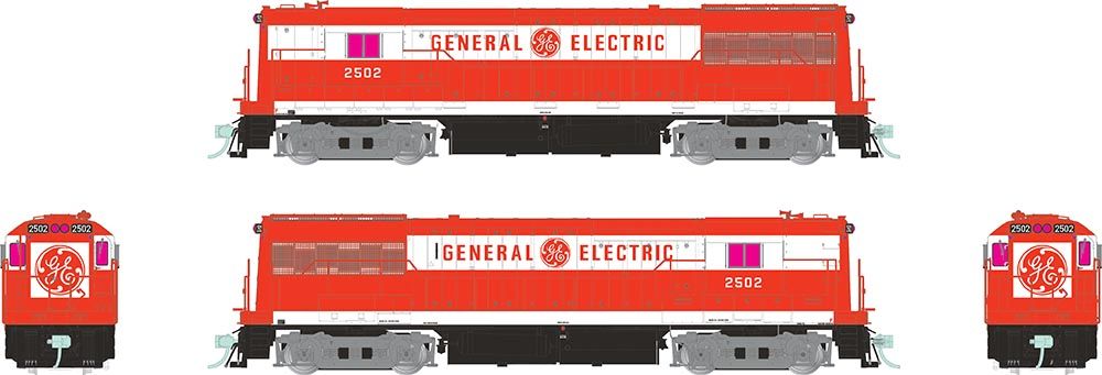 Rapido Trains 035529 HO GE Demonstrator U25B Diesel Locomotive DCC/Sound #2502