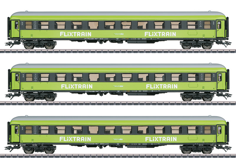 Marklin 42955 HO Flixtrain Express Train Passenger Cars (Set of 3)