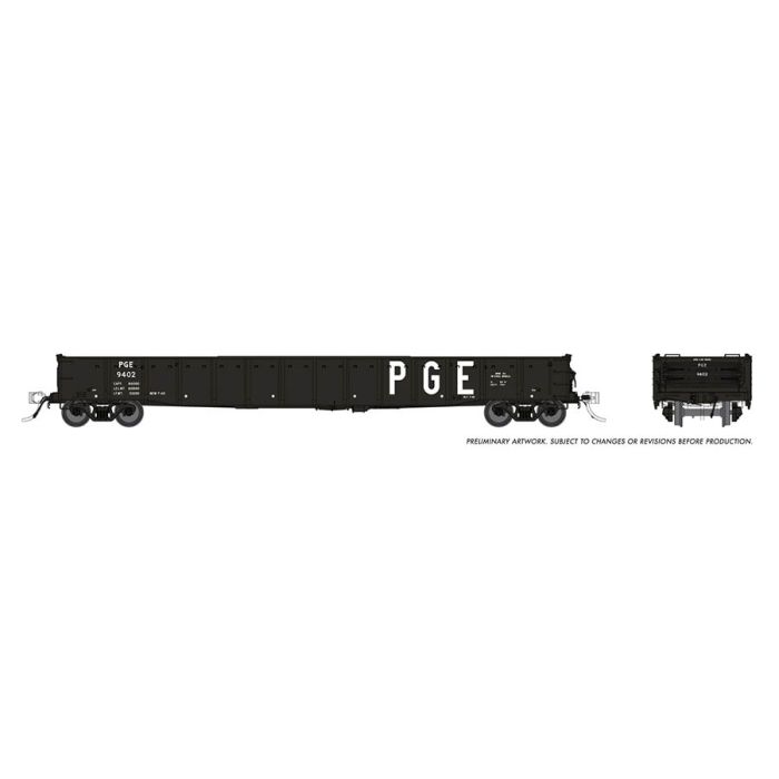 Rapido Trains 050055 HO Pacific Great Eastern 52'6" Gondola (Pack of 6)