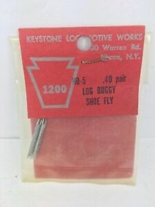 Keystone Locomotive HO-5 Log Buggy Shoe Fly White Metal Part (Pack of 2)