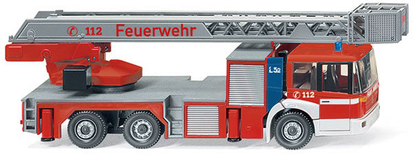 Wiking 061538 HO Mercedes-Benz Econic-Metz DLK 23-12 Fire Service Truck