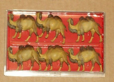 Preiser 0626 HO Animals - Camels Figures (Set of 6)