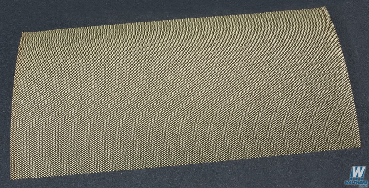 Scale Scenics 652-3501 3 x 6 7.6 x 15.2 cm. Brass Micro-Mesh