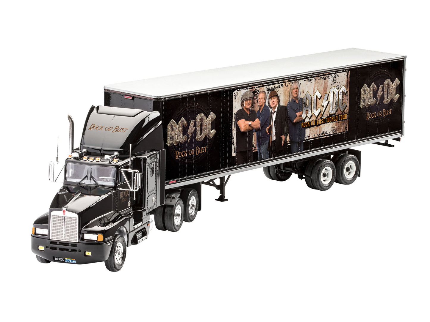 Revell of Germany 07453 1:32 AC/DC Rock or Bust Tour Truck Plastic Model Kit