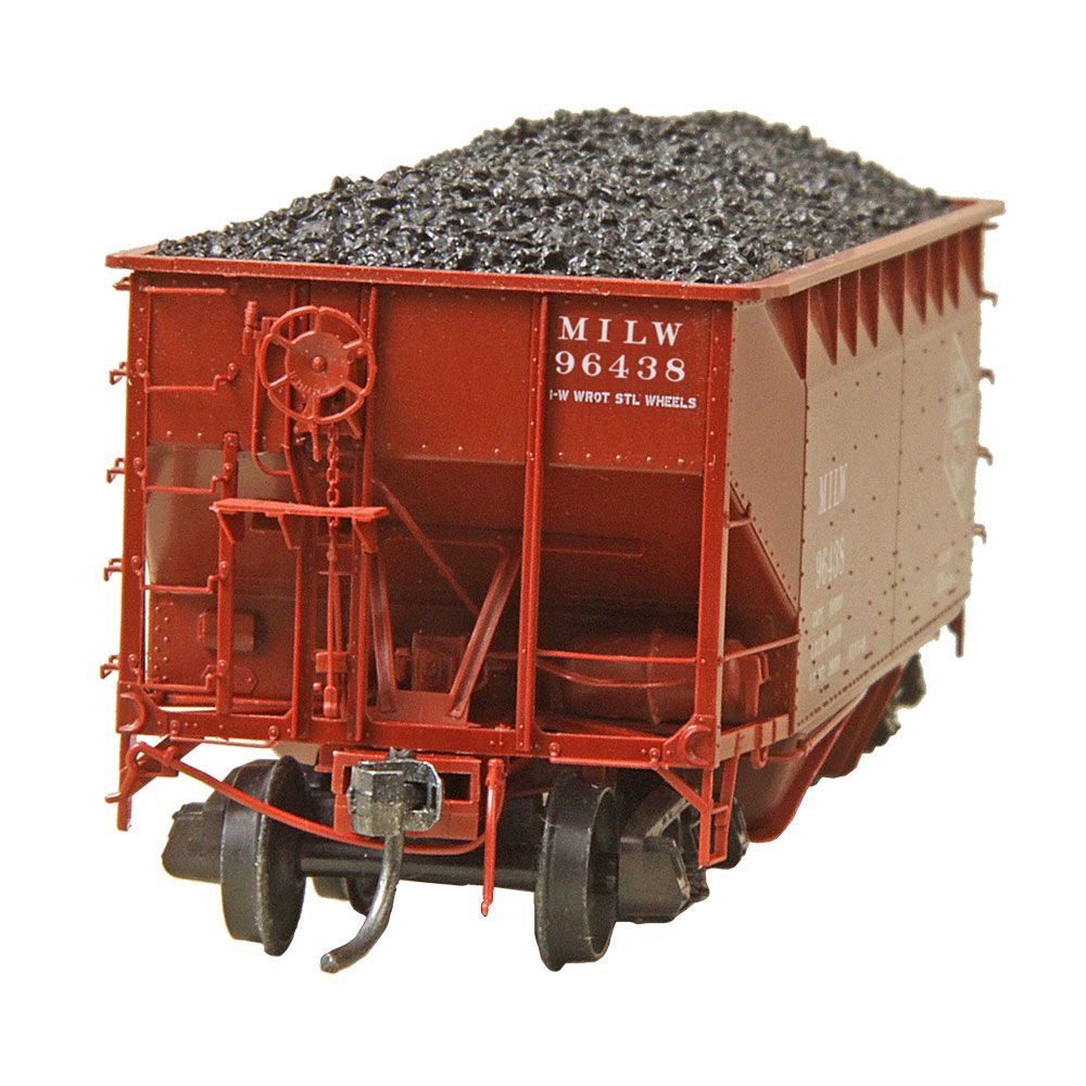 Kadee 7527 HO Milwaukee 50 Ton AAR Standard 2 Bay Open Hopper #96438
