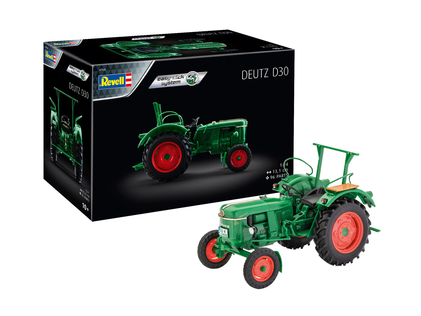 Revell of Germany 07826 1:24 Easy-Click System Deutz D30 Tractor Plastic Kit