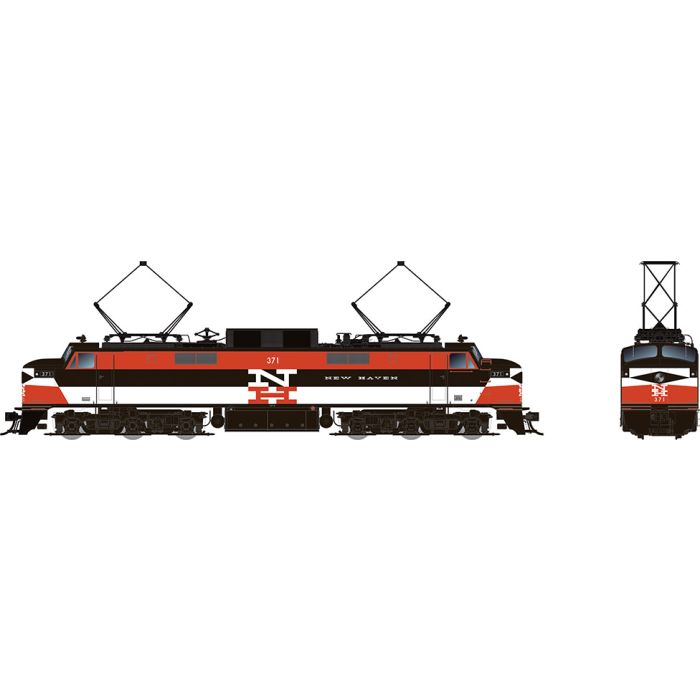 Rapido Trains 084007 HO New Haven Delivery No Vents EP5 Electric Locomotive #371