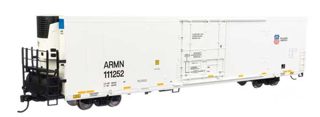 Walthers 910-4111 HO UP ARMN 72' Modern Refrigerator Boxcar #111252 - RTR