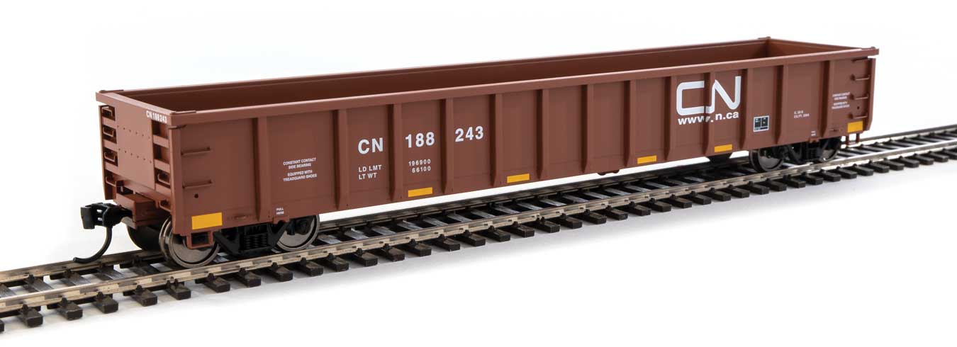 Walthers 910-6291 HO Canadian National RTR 53' Railgon Gondola #188243