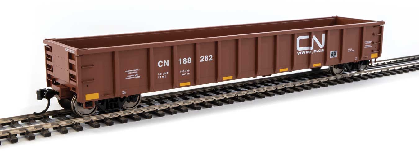 Walthers 910-6292 HO Canadian National RTR 53' Railgon Gondola #188262