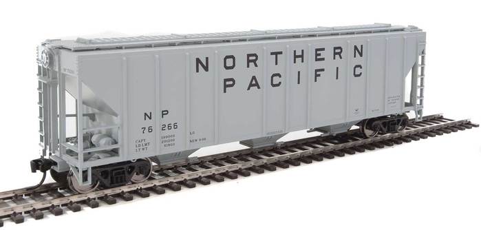 Walthers 910-7473 HO Northern Pacific 54' P-S4427 CD 3-Bay Covered Hopper #76282