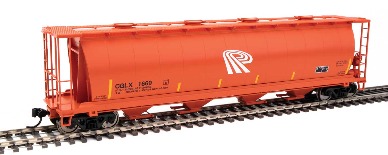 Walthers 910-7853 HO CGLX Ready to Run 59' Cylindrical Hopper #1669 ...