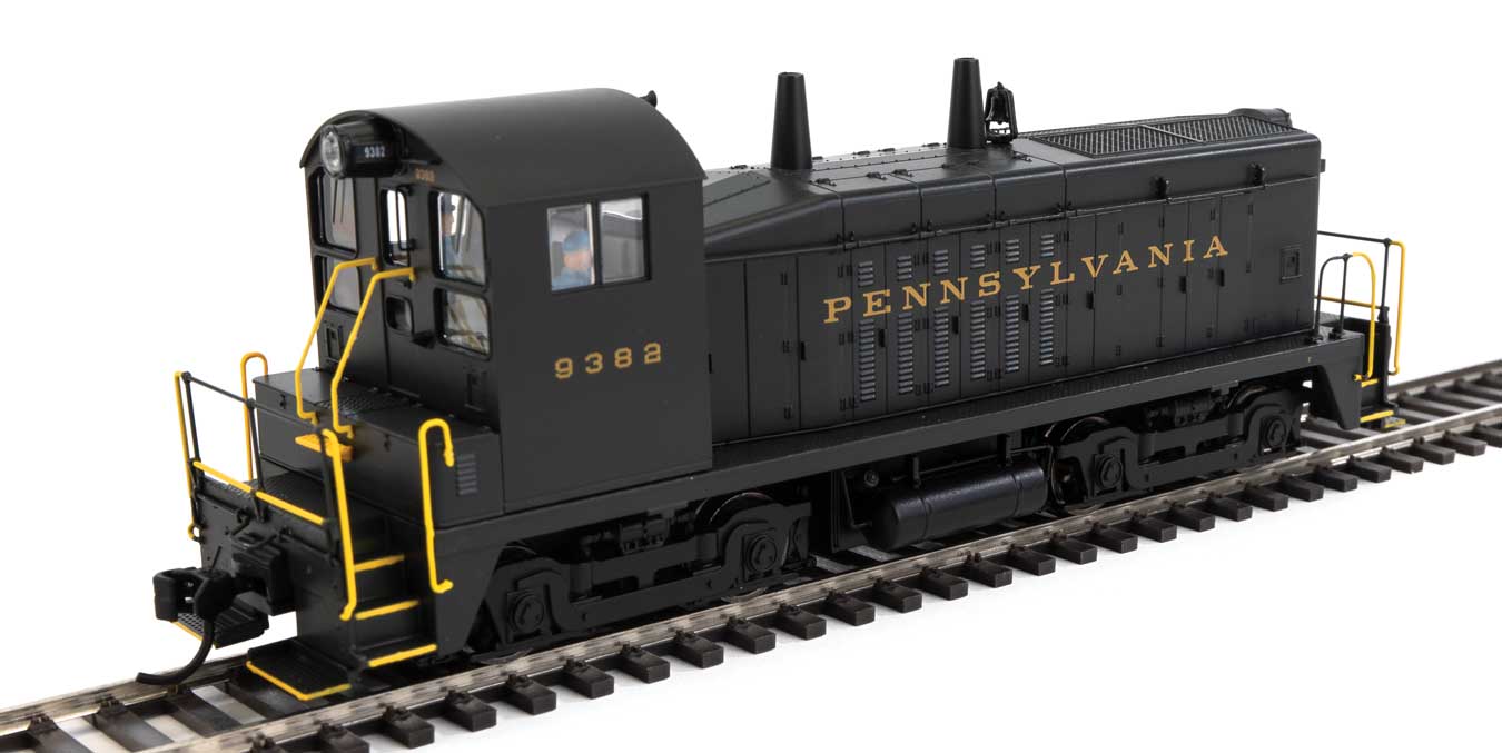 Walthers 910-10673 HO PRR EMD SW7 Phase II Diesel Locomotive Standard DC #9382