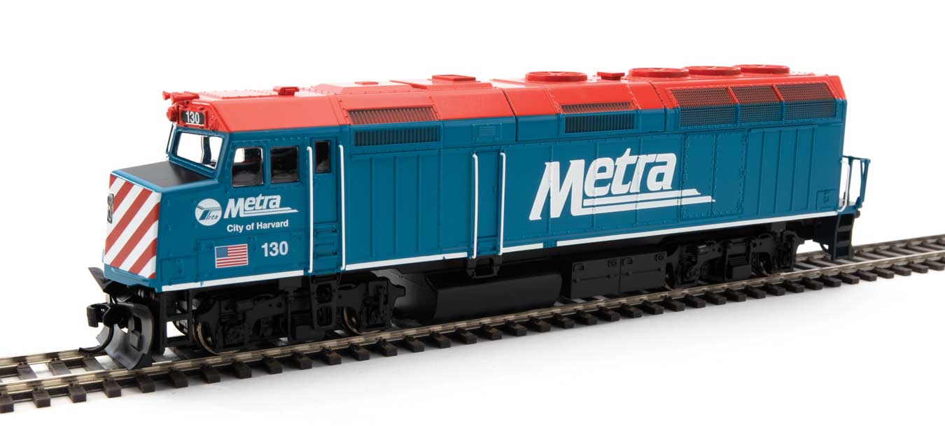 Walthers 910-19474 HO Metra EMD F40PH Diesel Locomotive ESU Sound & DCC #130
