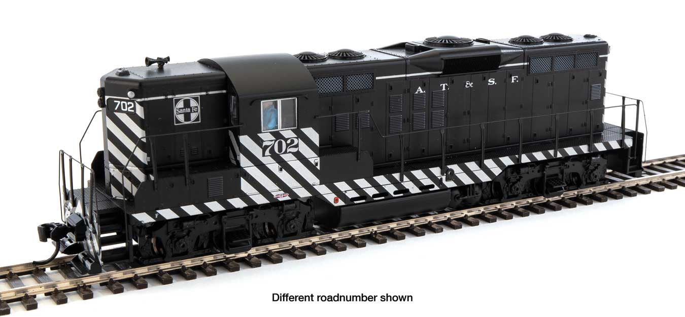 Walthers 910-20480 HO SF EMD GP9 PhII Diesel Locomotive w/ESU Sound & DCC #714