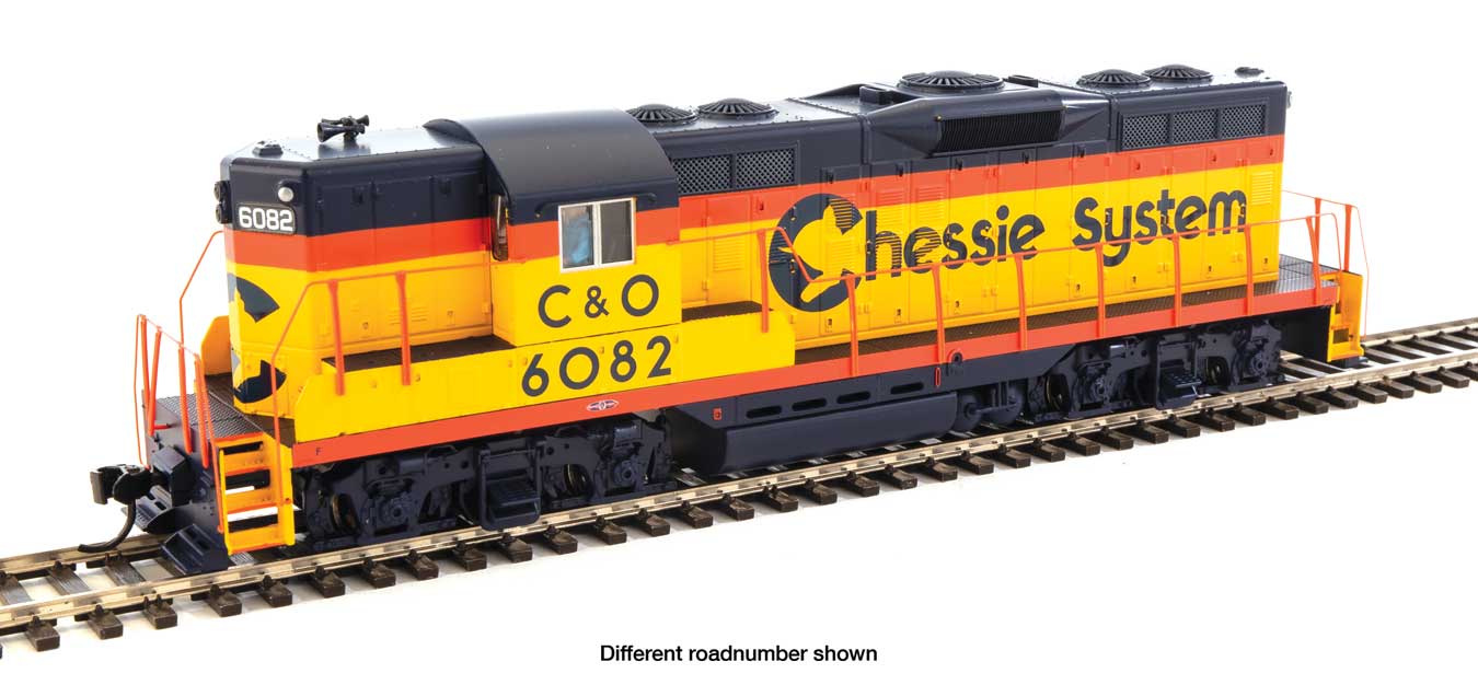 Walthers 910-20482 HO Chessie EMD GP9 Diesel Locomotive w/ESU Sound & DCC #6189