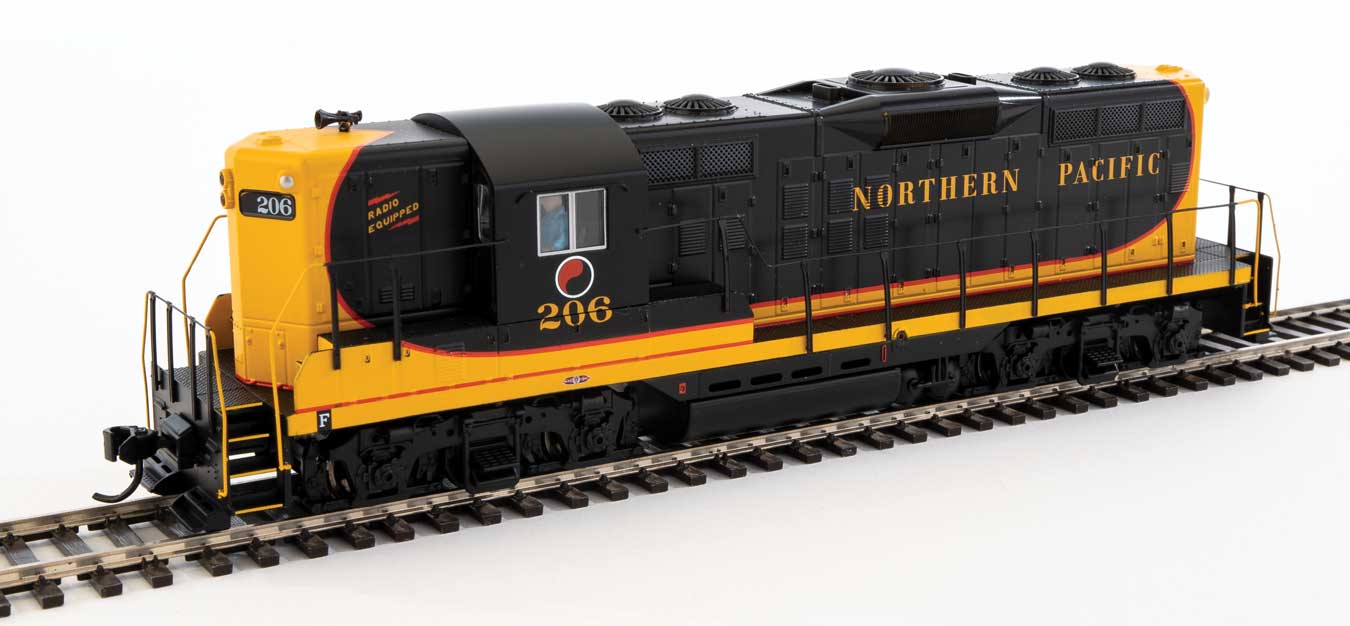 Walthers 910-20485 HO NP EMD GP9 PhII Diesel Locomotive w/ESU Sound & DCC #206