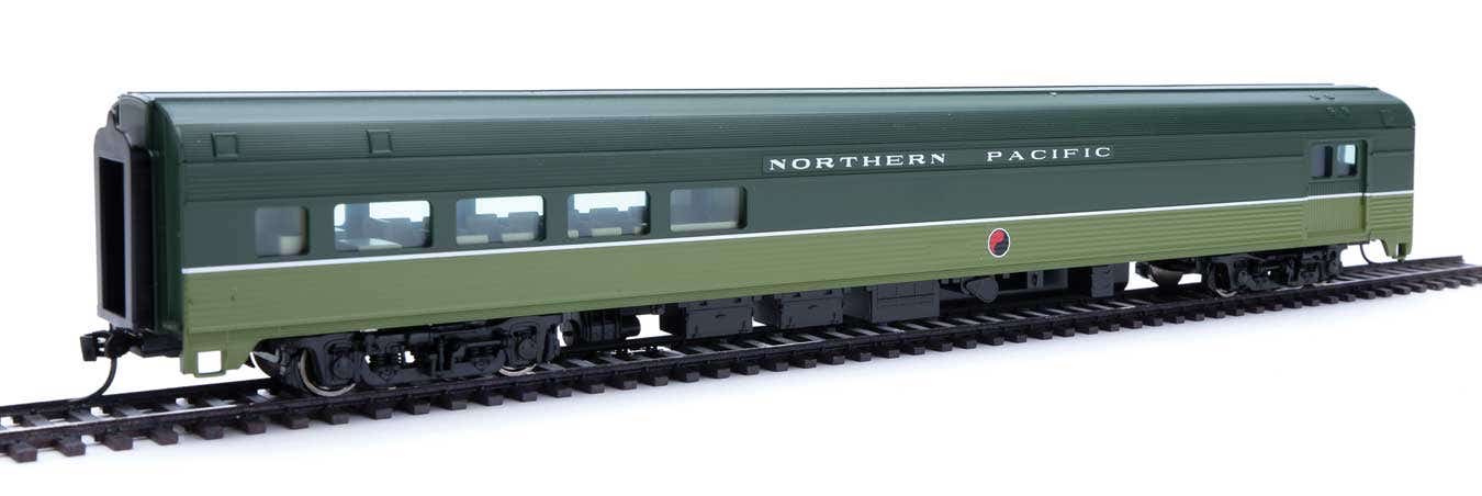 Walthers 910-30068 HO Northern Pacific 85' Budd Baggage-Lounge RTR
