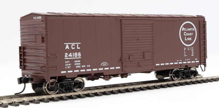 Walthers 910-45027 HO Atlantic Coast Line RTR ACF Modern Welded Boxcar #24186