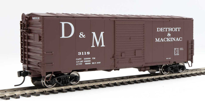 Walthers 910-45031 HO Detroit & Mackinac RTR ACF Modern Welded Boxcar #3118