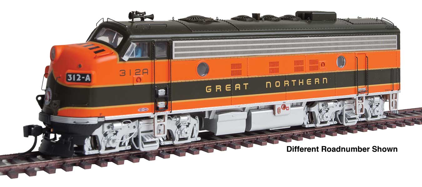 Walthers 920-40934 HO Great Northern F7 A Diesel Locomotive with DCC/Sound #312C