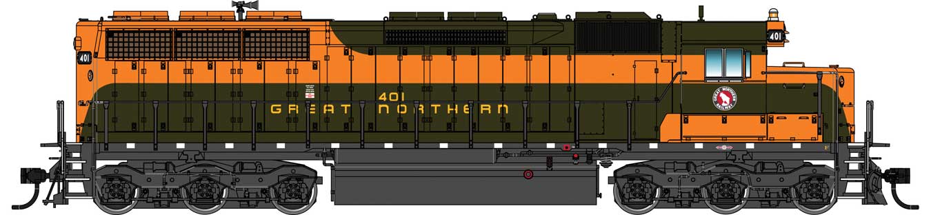 Walthers 920-48150 HO Great Northern SD45 Diesel Locomotive Standard DC #403