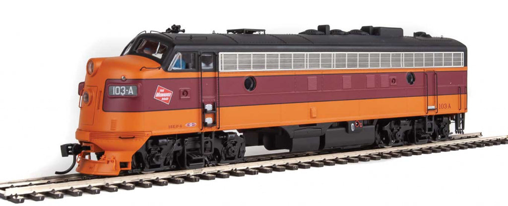 Walthers 920-49503 HO Milwaukee FP7AB Late Orange Diesel Locomotive DC #103AB