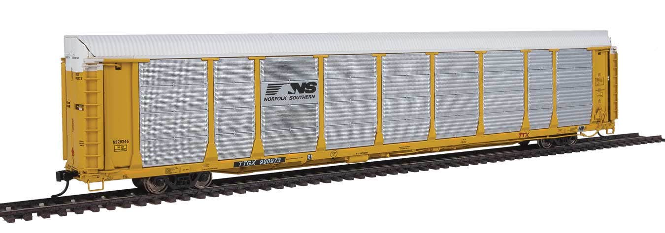 Walthers 920-101366 HO Norfolk Southern 89' Thrall Bi-Level Autorack #990973