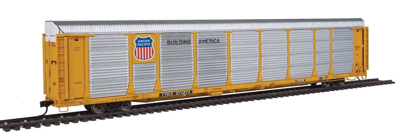Walthers 920-101367 HO Union Pacific 89' Thrall Bi-Level Autorack #971874